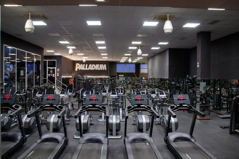 Instalaciones del gimnasio Palladium en Zaragoza